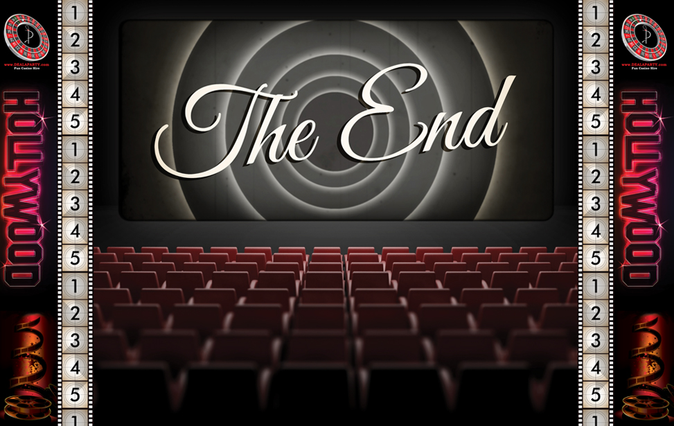 The End Cinema Backdrop - 10' Backdrop
