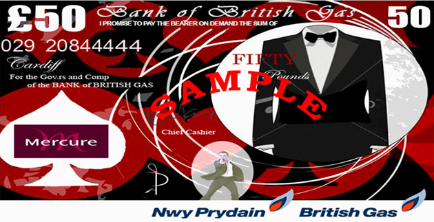 British Gas Awards Presentation '007' Fun Casino Evening