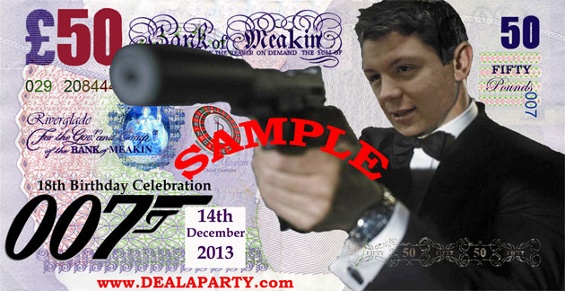 Joshua Meakin's 18th Birthday '007 Party' Celebration - Gwaelod Y Garth