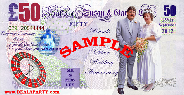 Lee, Susan & Gareth - Silver Wedding Anniversary Casino Entertainment